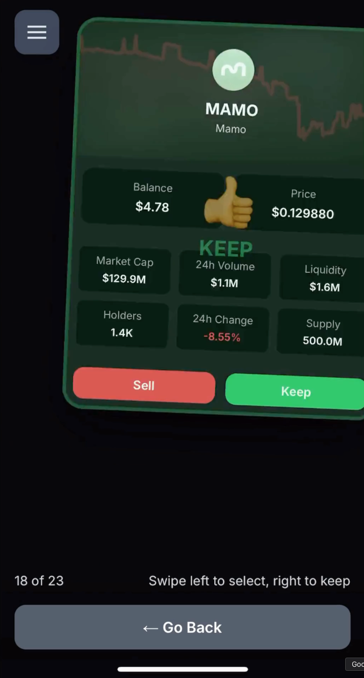 Wallet Sweep - Farcaster Mini Apps screenshot